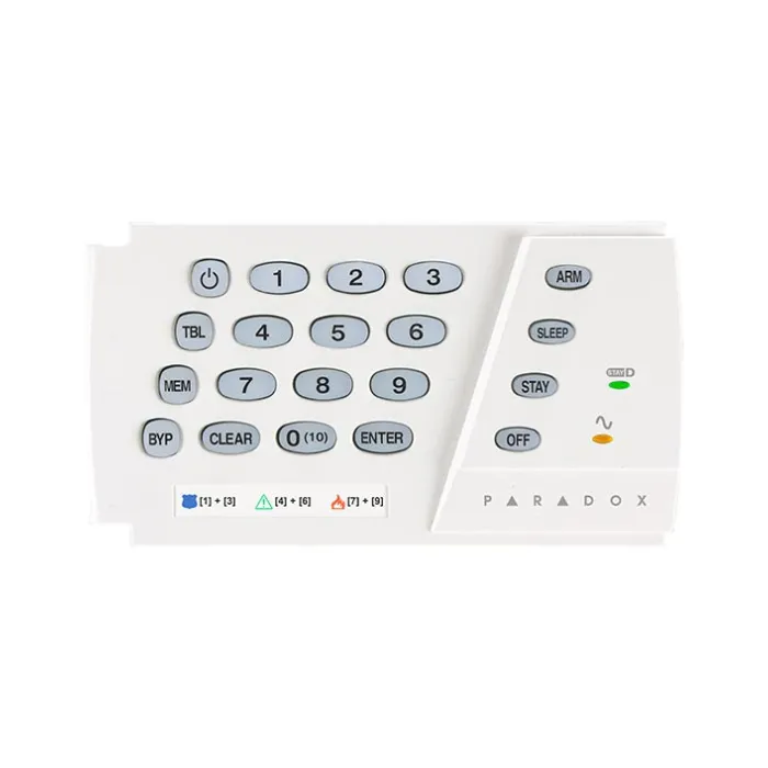کیپد دزدگیر K636 LED پارادوکس